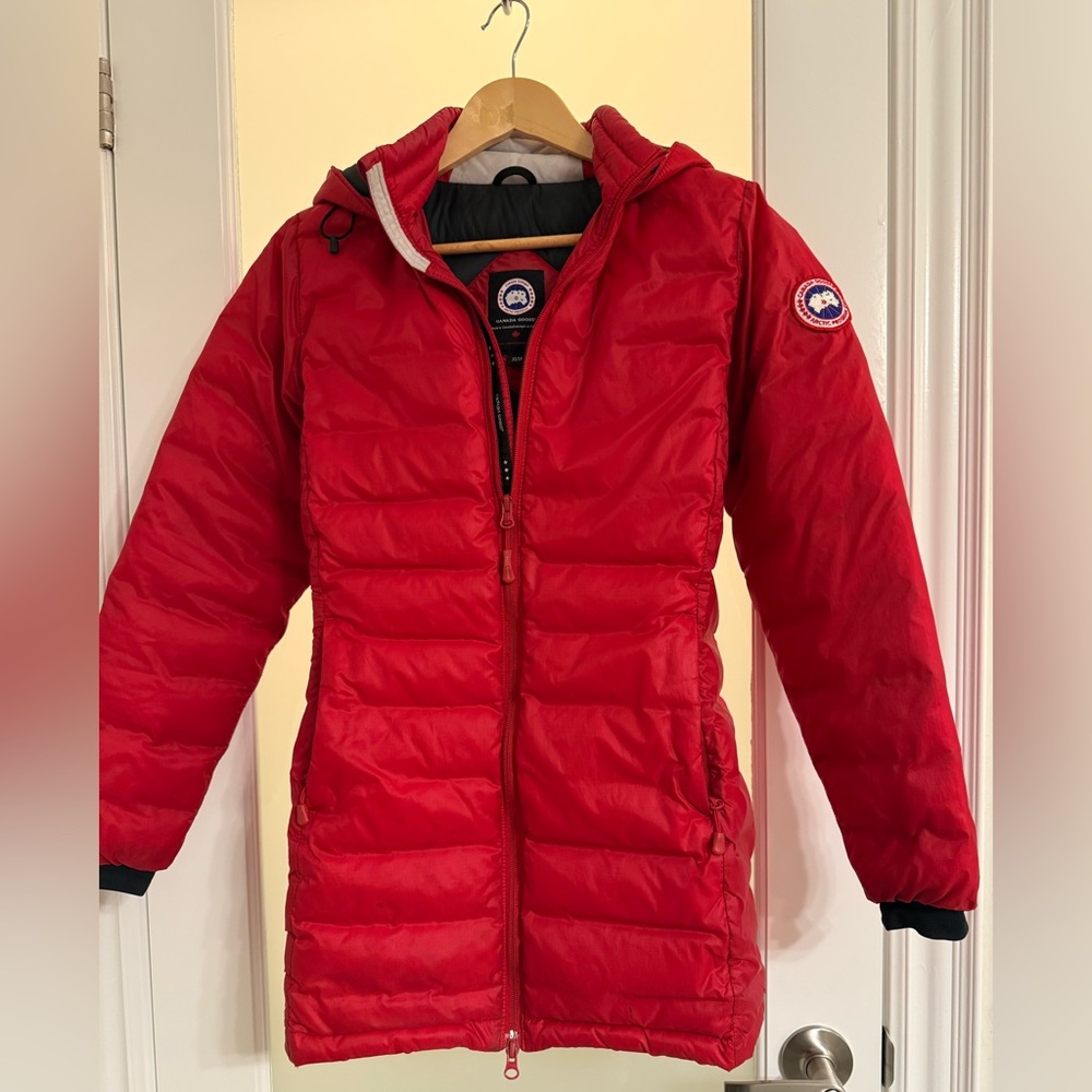 Red Hooded Canada goose light jacket